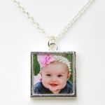 Silver Plated Photo Necklace